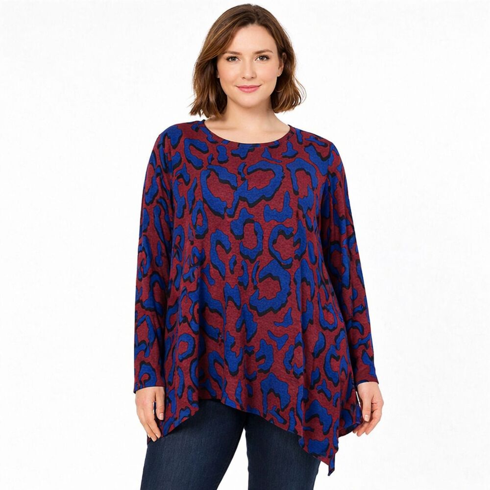 LOGO Sweater Knit Tunic Size Large Pockets NWOT
